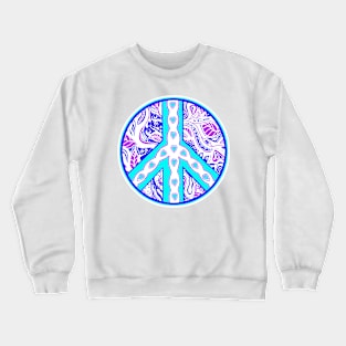 Circle of Peace Tangle with Colours Var 4 Crewneck Sweatshirt